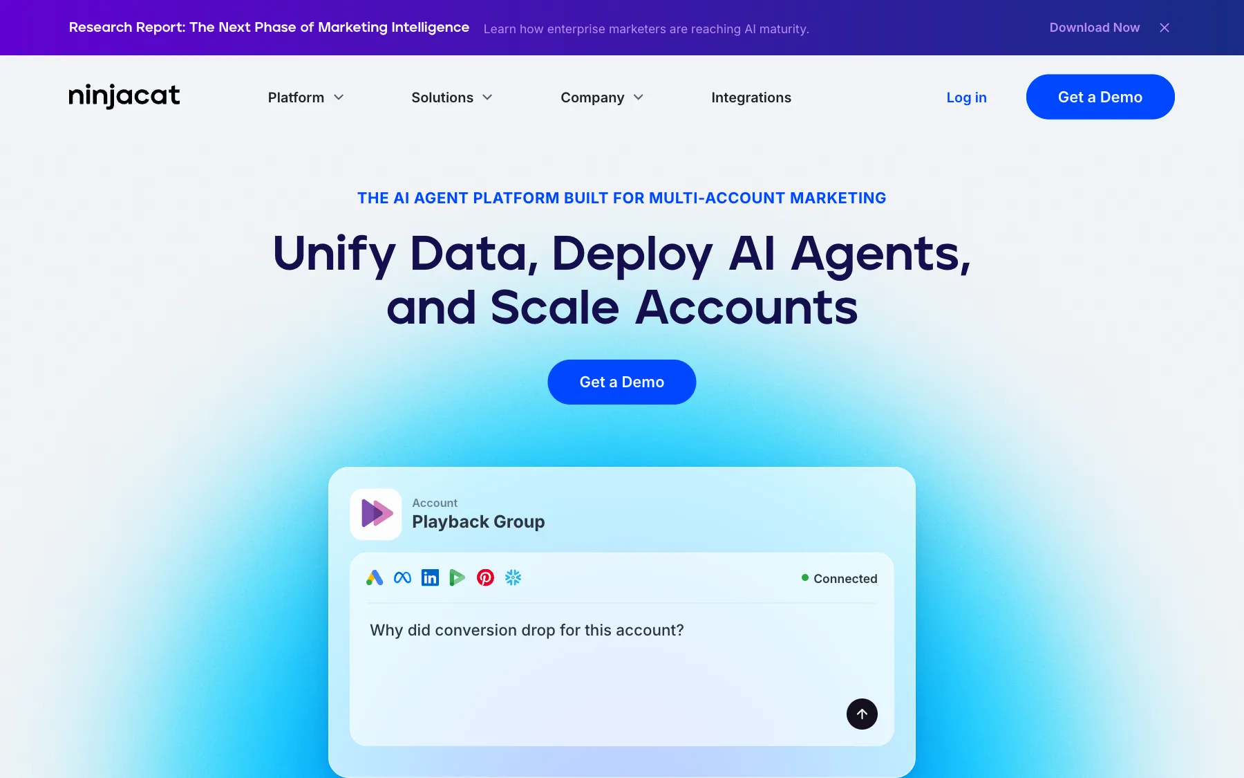 NinjaCat website, screenshot taken 23 October 2026